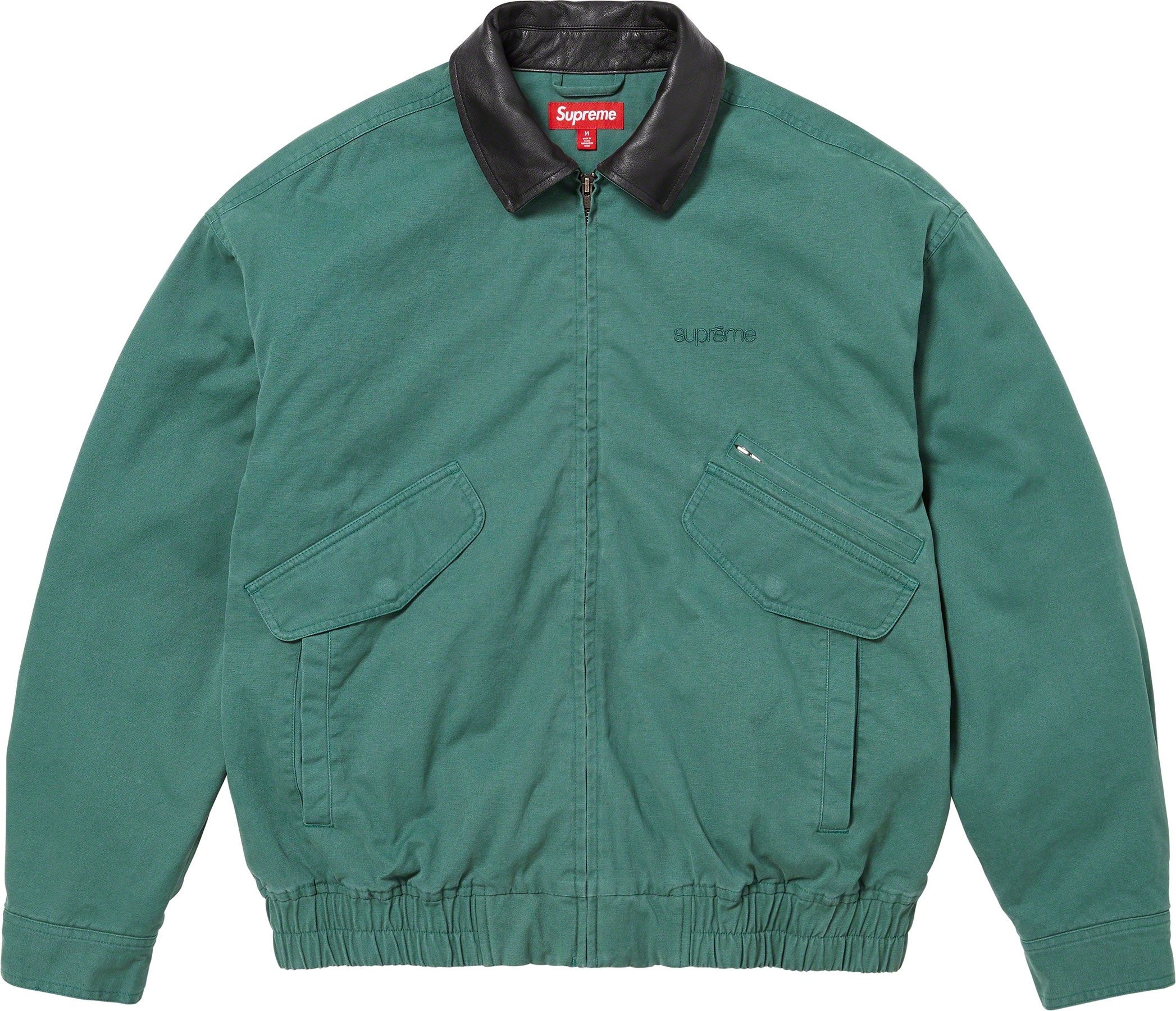 Leather Collar Utility Jacket view 12